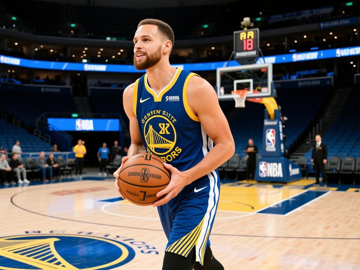 勇士后卫库里重新加入球队进行恢复训练 第3张